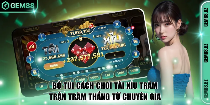 Bỏ túi 3 cách chơi tài xỉu trăm trận trăm thắng từ chuyên gia