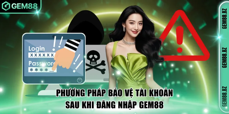 Phương pháp bảo vệ tài khoản sau khi đăng nhập GEM88